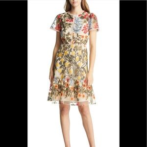 Embroidery & Crochet A-line Dress